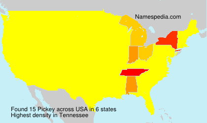 Surname Pickey in USA Surname Pickey in USA
