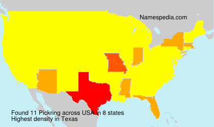 Surname Pickring in USA Surname Pickring in USA