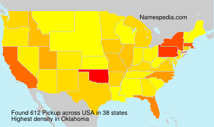 Surname Pickup in USA Surname Pickup in USA