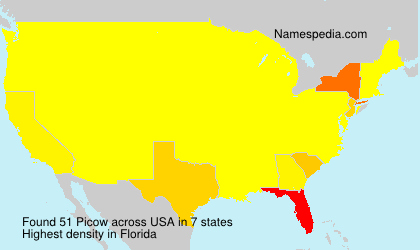 Surname Picow in USA Surname Picow in USA