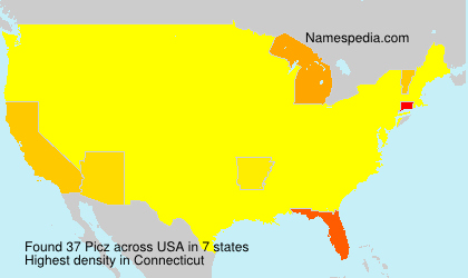 Surname Picz in USA Surname Picz in USA