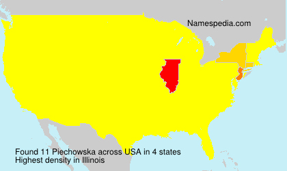 Surname Piechowska in USA Surname Piechowska in USA