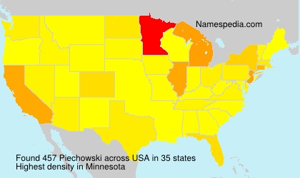 Surname Piechowski in USA Surname Piechowski in USA