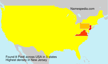 Surname Piedl in USA Surname Piedl in USA