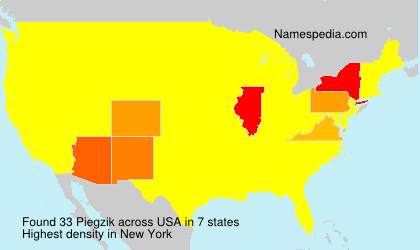 Surname Piegzik in USA Surname Piegzik in USA