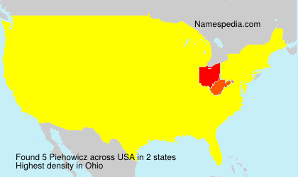 Surname Piehowicz in USA Surname Piehowicz in USA