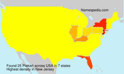 Surname Piekart in USA Surname Piekart in USA