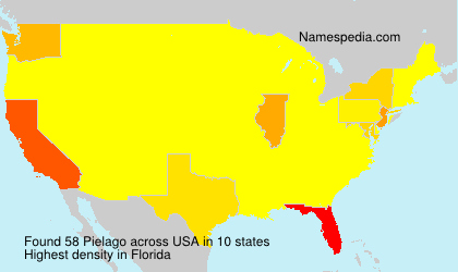 Surname Pielago in USA Surname Pielago in USA