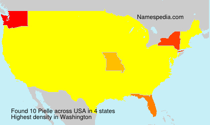 Surname Pielle in USA Surname Pielle in USA
