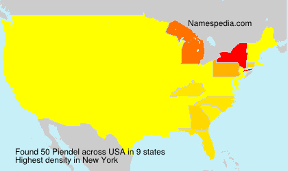 Surname Piendel in USA Surname Piendel in USA