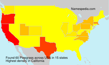 Surname Piepgrass in USA Surname Piepgrass in USA