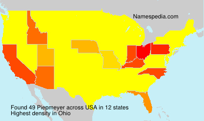 Surname Piepmeyer in USA Surname Piepmeyer in USA