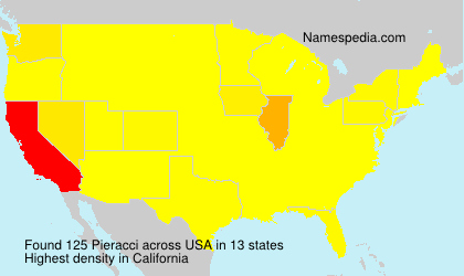 Surname Pieracci in USA Surname Pieracci in USA