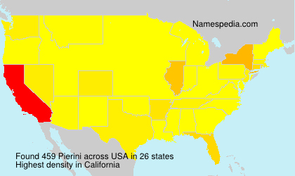 Surname Pierini in USA Surname Pierini in USA