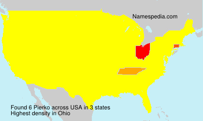 Surname Pierko in USA Surname Pierko in USA