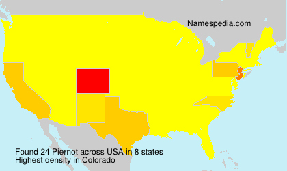 Surname Piernot in USA Surname Piernot in USA