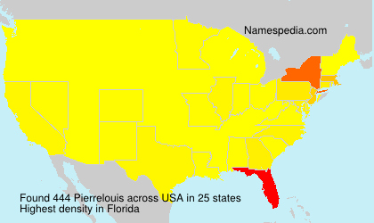 Surname Pierrelouis in USA Surname Pierrelouis in USA