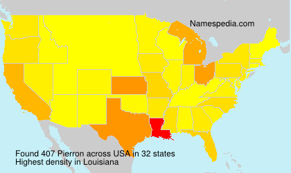 Surname Pierron in USA Surname Pierron in USA