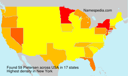 Surname Pietersen in USA Surname Pietersen in USA