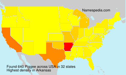 Surname Piggee in USA Surname Piggee in USA