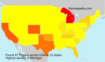 Surname Piggins in USA Surname Piggins in USA