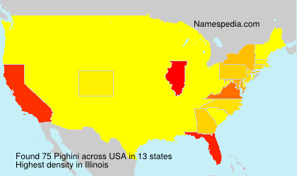 Surname Pighini in USA Surname Pighini in USA