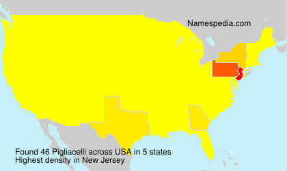 Surname Pigliacelli in USA Surname Pigliacelli in USA