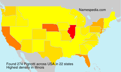 Surname Pignotti in USA Surname Pignotti in USA