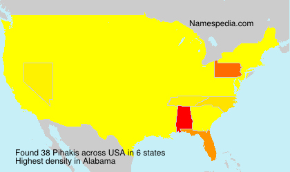 Surname Pihakis in USA Surname Pihakis in USA