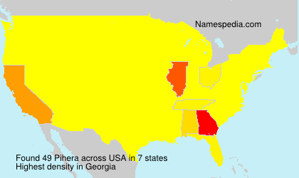 Surname Pihera in USA Surname Pihera in USA