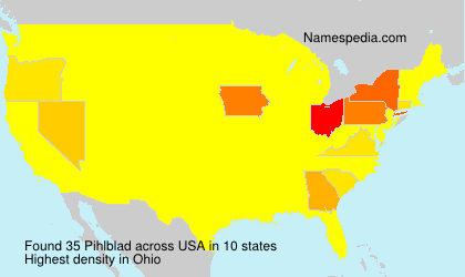 Surname Pihlblad in USA Surname Pihlblad in USA