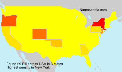 Surname Piil in USA Surname Piil in USA