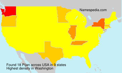Surname Pijan in USA Surname Pijan in USA