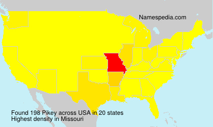 Surname Pikey in USA Surname Pikey in USA