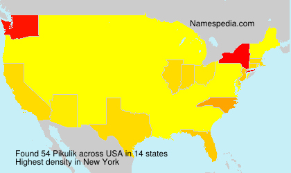 Surname Pikulik in USA Surname Pikulik in USA
