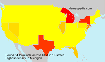 Surname Pikulinski in USA Surname Pikulinski in USA