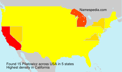 Surname Pilatowicz in USA Surname Pilatowicz in USA