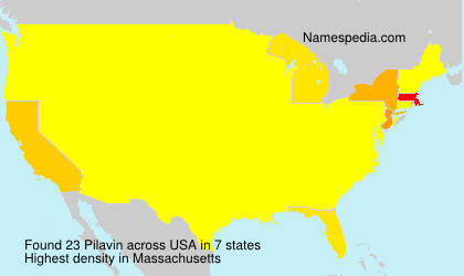 Surname Pilavin in USA Surname Pilavin in USA