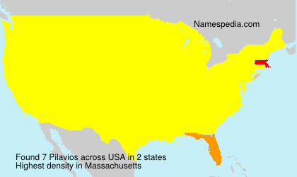 Surname Pilavios in USA