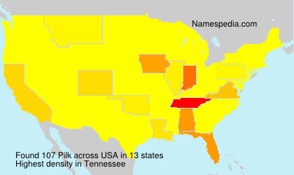 Surname Pilk in USA Surname Pilk in USA