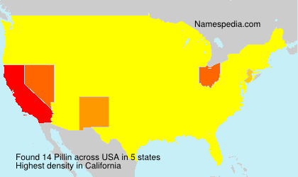 Surname Pillin in USA Surname Pillin in USA
