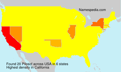 Surname Pilosof in USA Surname Pilosof in USA