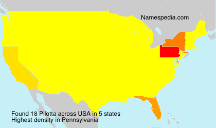 Surname Pilotta in USA Surname Pilotta in USA