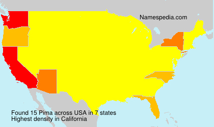 Surname Pima in USA Surname Pima in USA