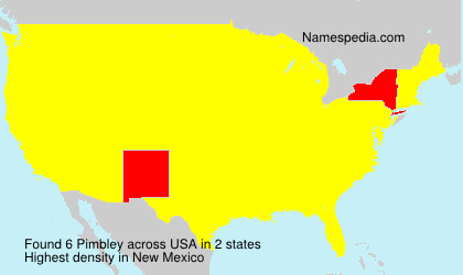 Surname Pimbley in USA Surname Pimbley in USA