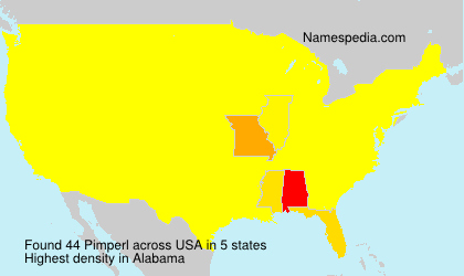 Surname Pimperl in USA Surname Pimperl in USA