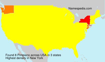 Surname Pimpiano in USA Surname Pimpiano in USA