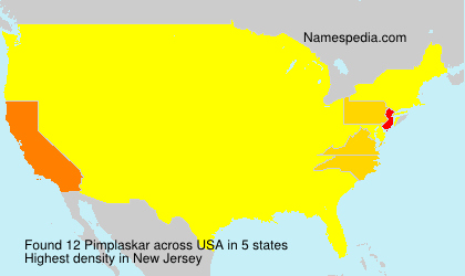 Surname Pimplaskar in USA Surname Pimplaskar in USA