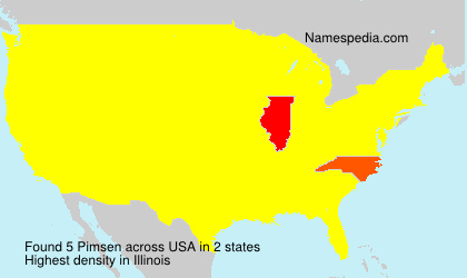 Surname Pimsen in USA Surname Pimsen in USA