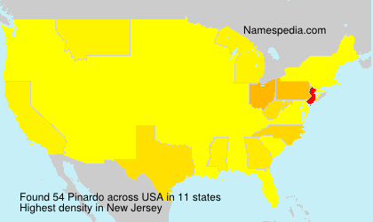 Surname Pinardo in USA Surname Pinardo in USA